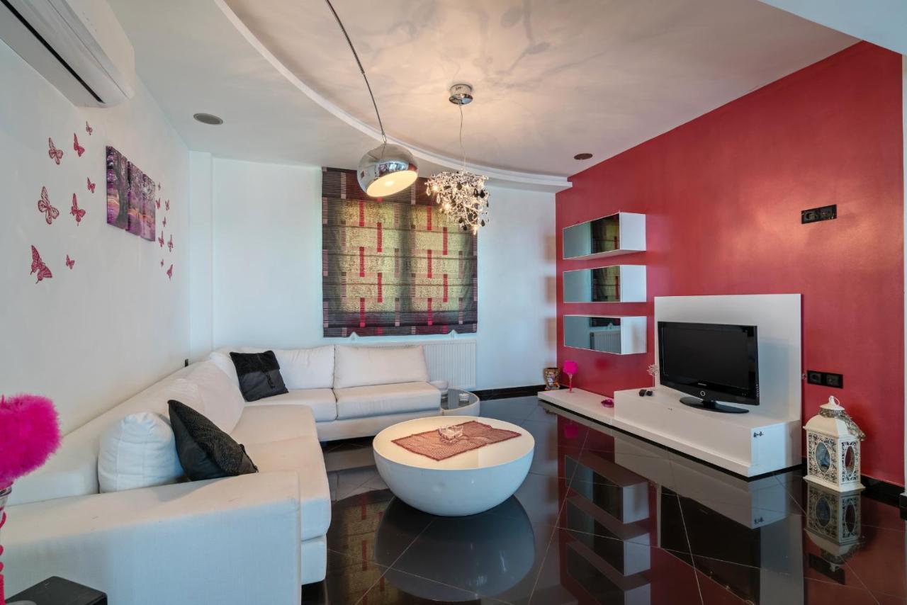 Alkistis Villa With Amazing Sea View Maroulás Exterior foto