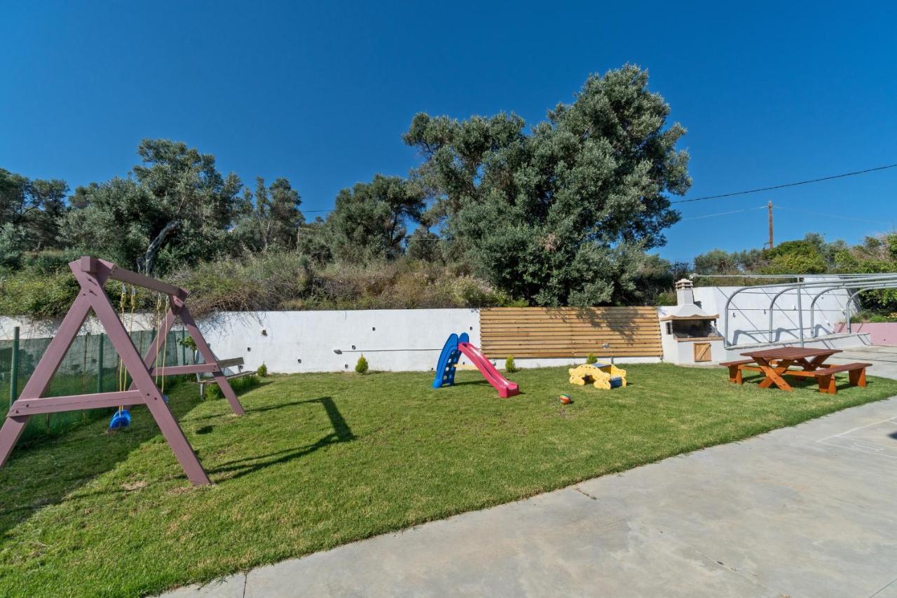 Alkistis Villa With Amazing Sea View Maroulás Exterior foto