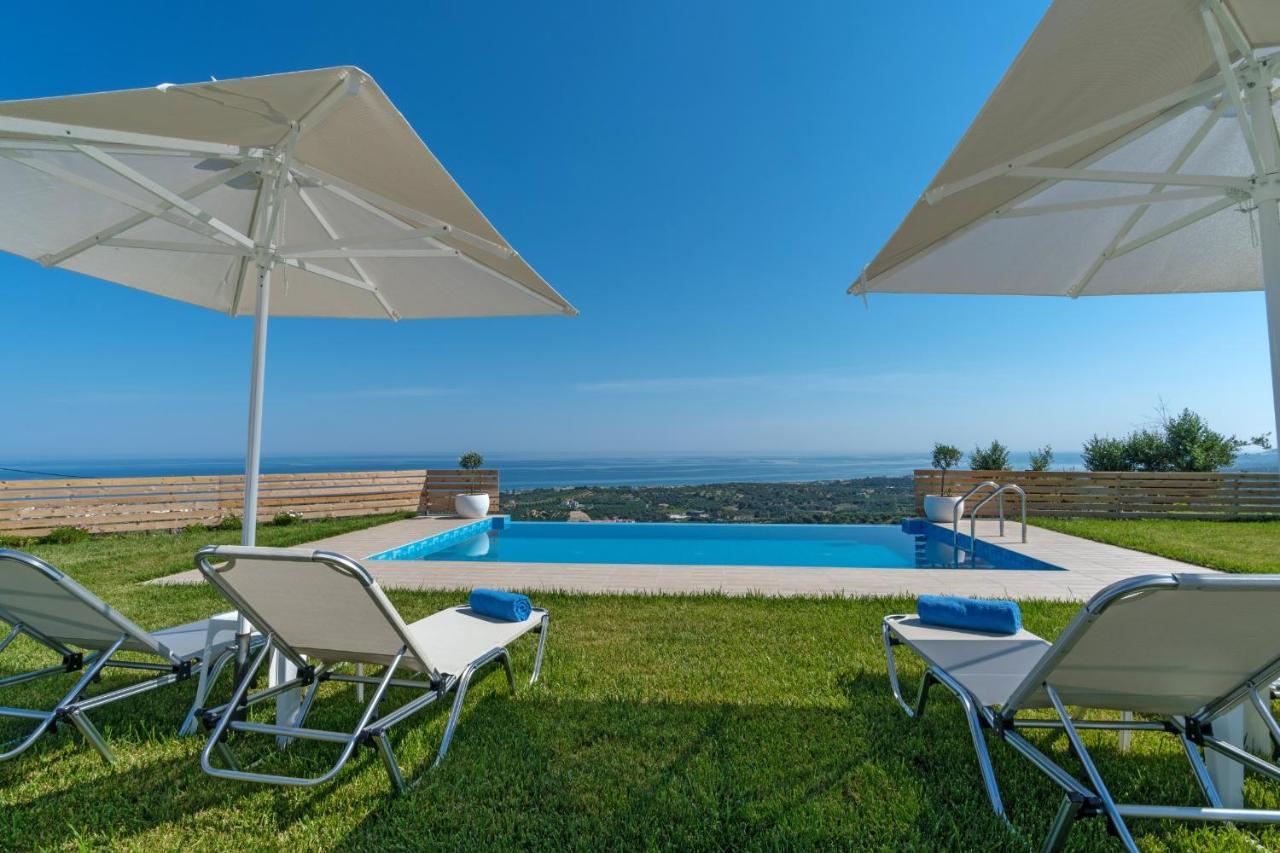 Alkistis Villa With Amazing Sea View Maroulás Exterior foto