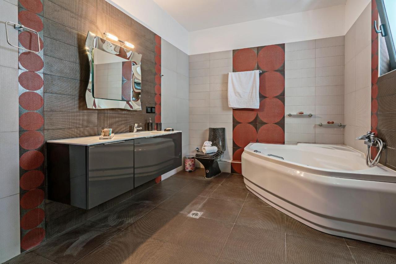 Alkistis Villa With Amazing Sea View Maroulás Exterior foto