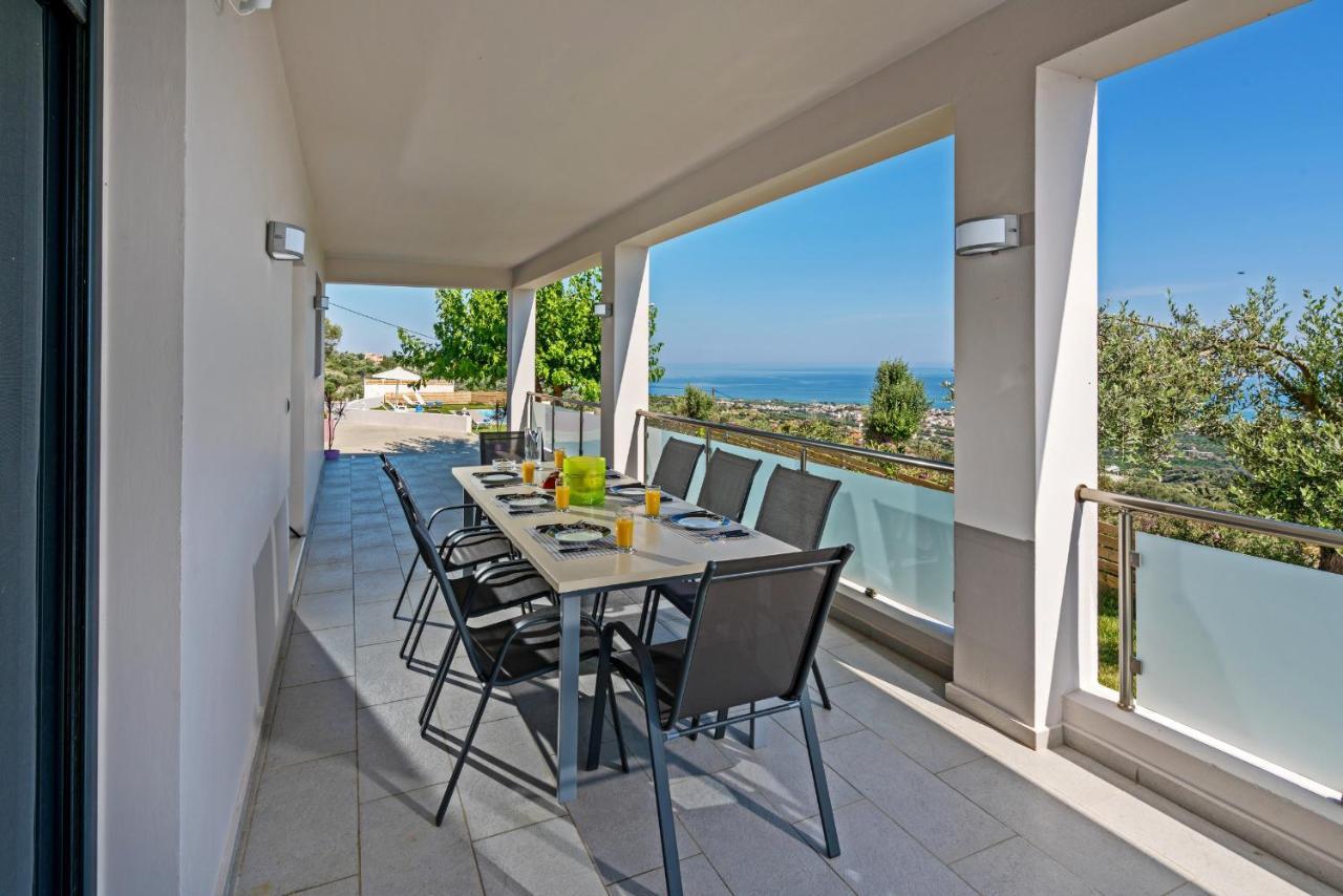 Alkistis Villa With Amazing Sea View Maroulás Exterior foto